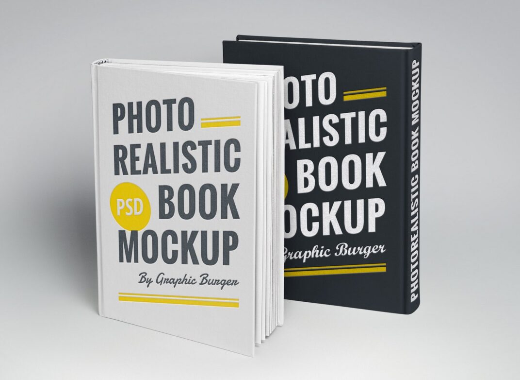 Photorealistic Book Mockup Mockup World