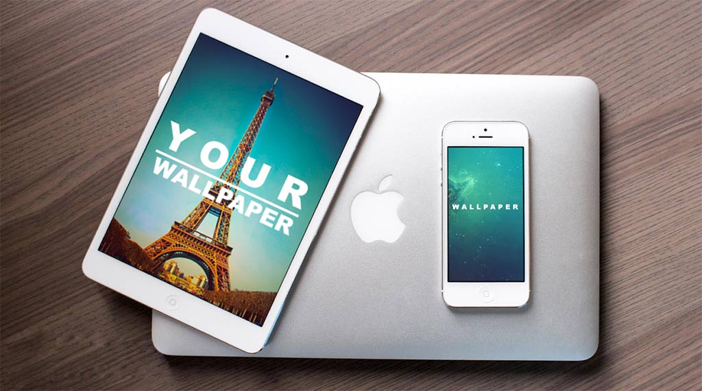 Download iPad and iPhone on MacBook Mockup | Mockup World