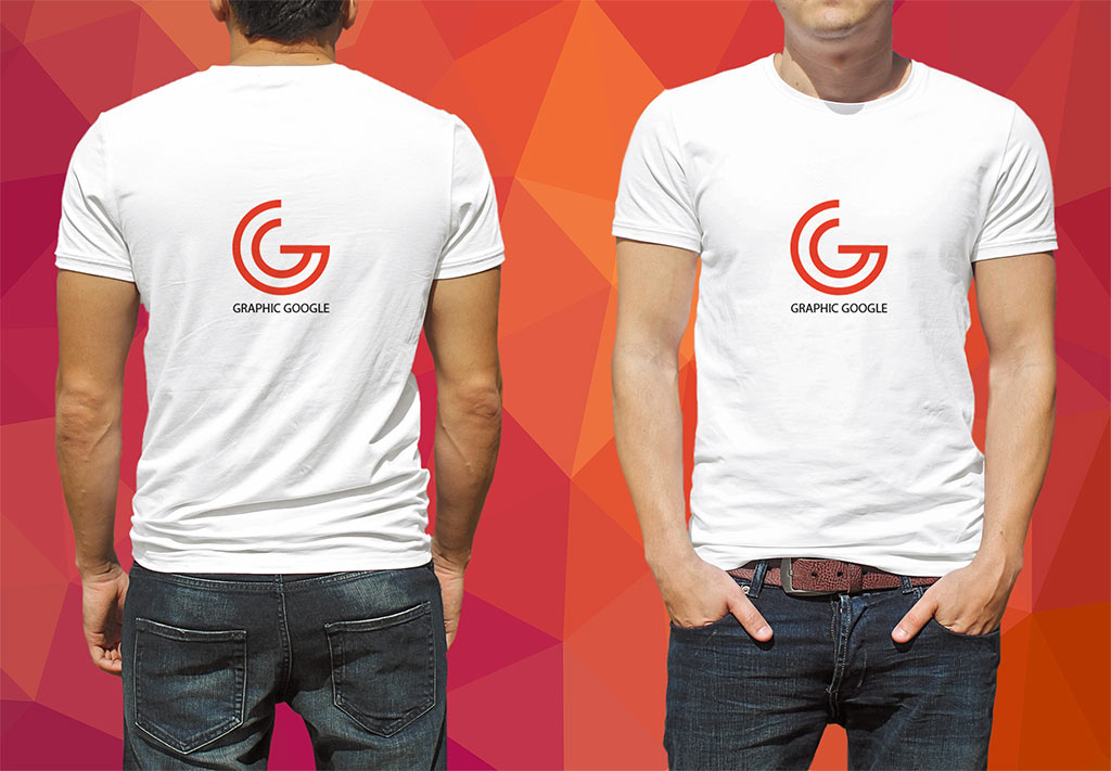 Premium PSD  T-shirt front and back
