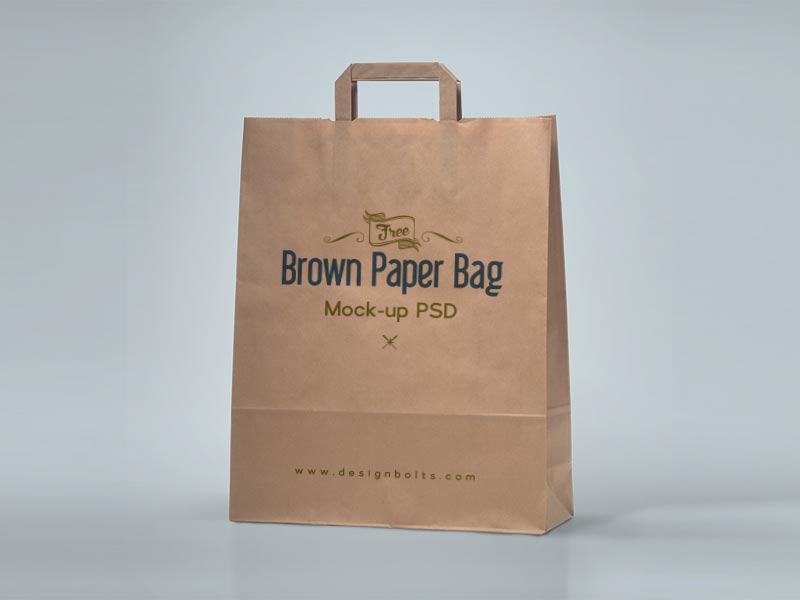 Paper Shopping Bag Mockup | PSD | Free Download | iMockups