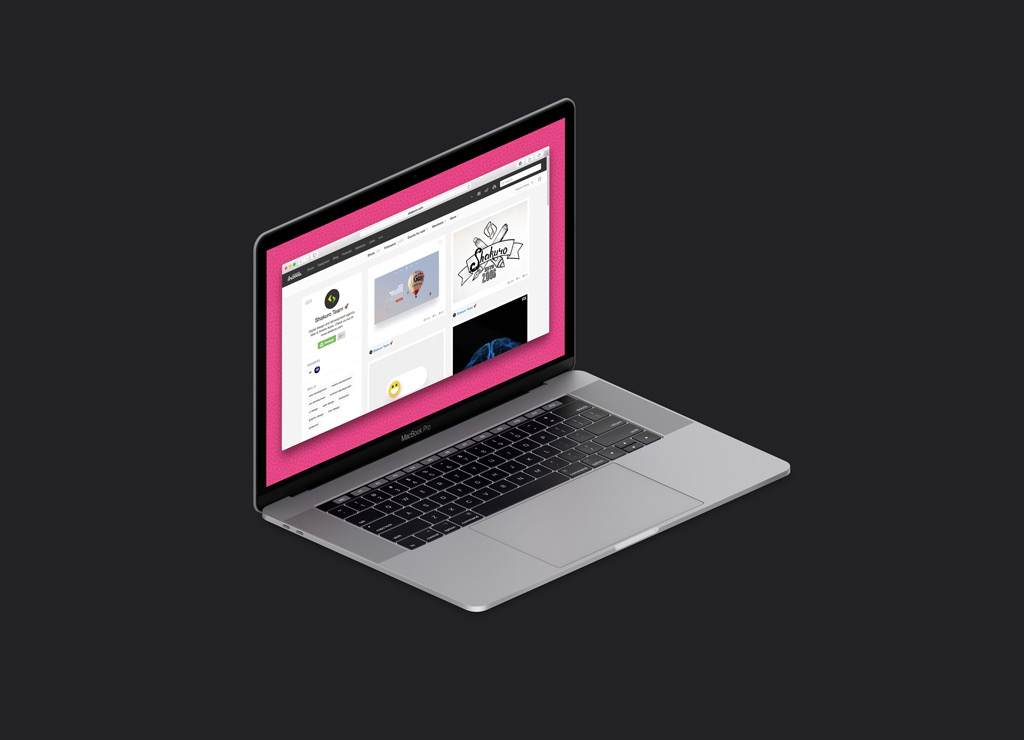 Download Isometric MacBook Pro Mockup | Mockup World