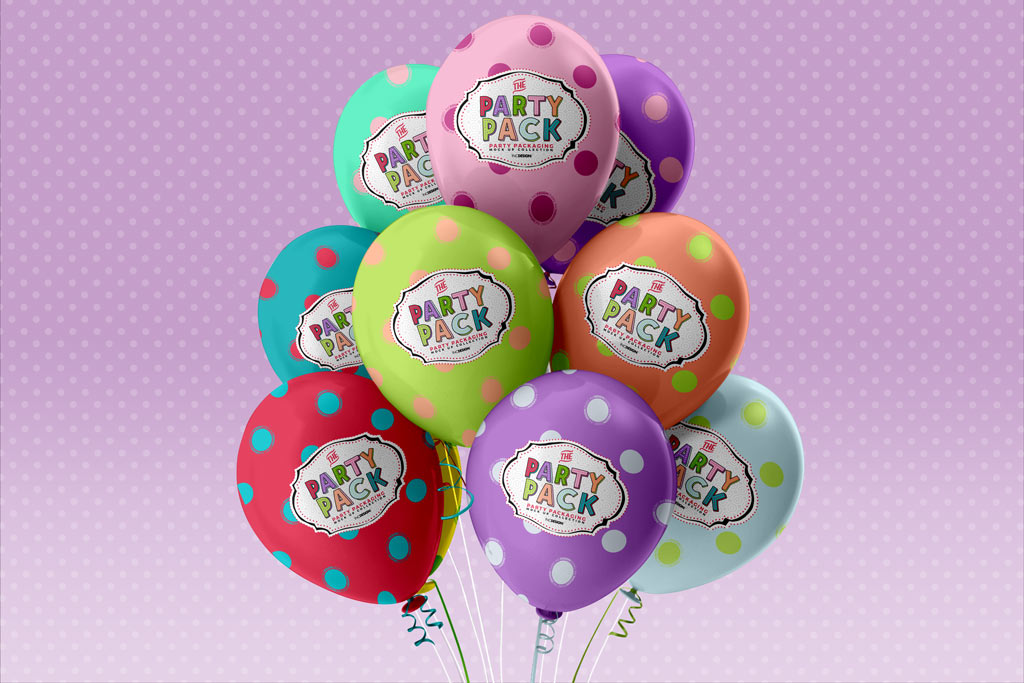 Download Balloons Mockup Mockup World