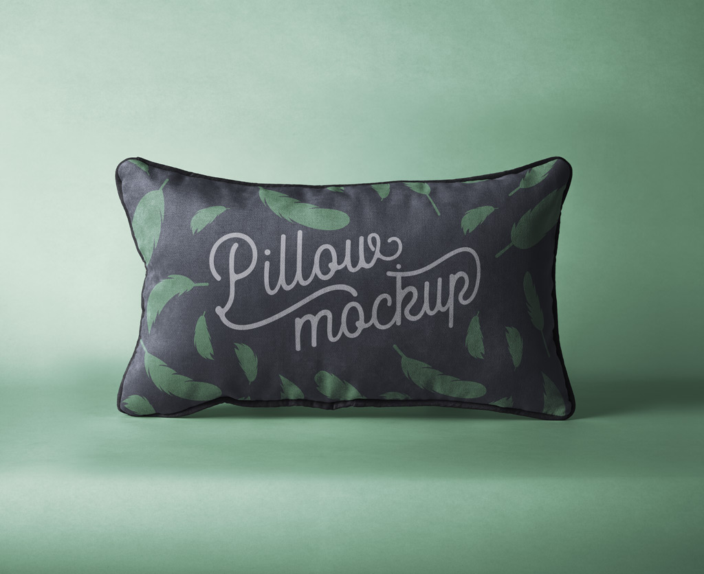 Small Pillow Mockup - Mockup World