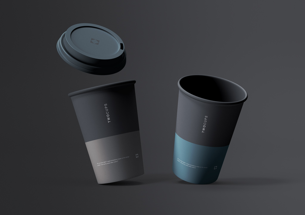 Download Disposable Paper Cups Mockup | Mockup World