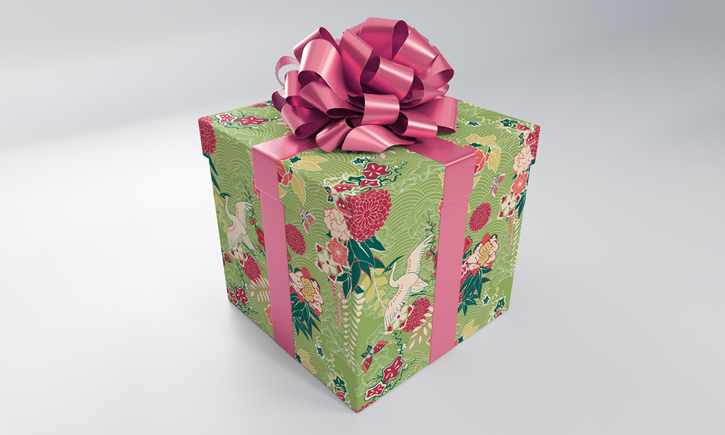 Download Gift Box With Bow Mockup Mockup World
