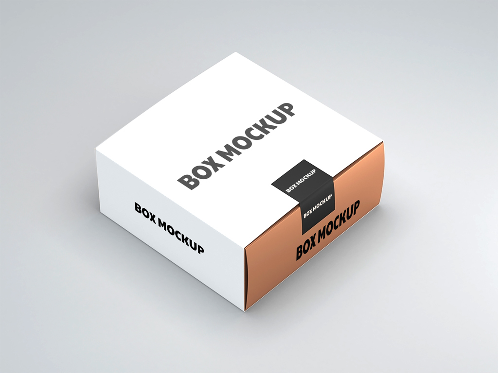 Download Box With Seal Sticker Mockup Set Mockup World