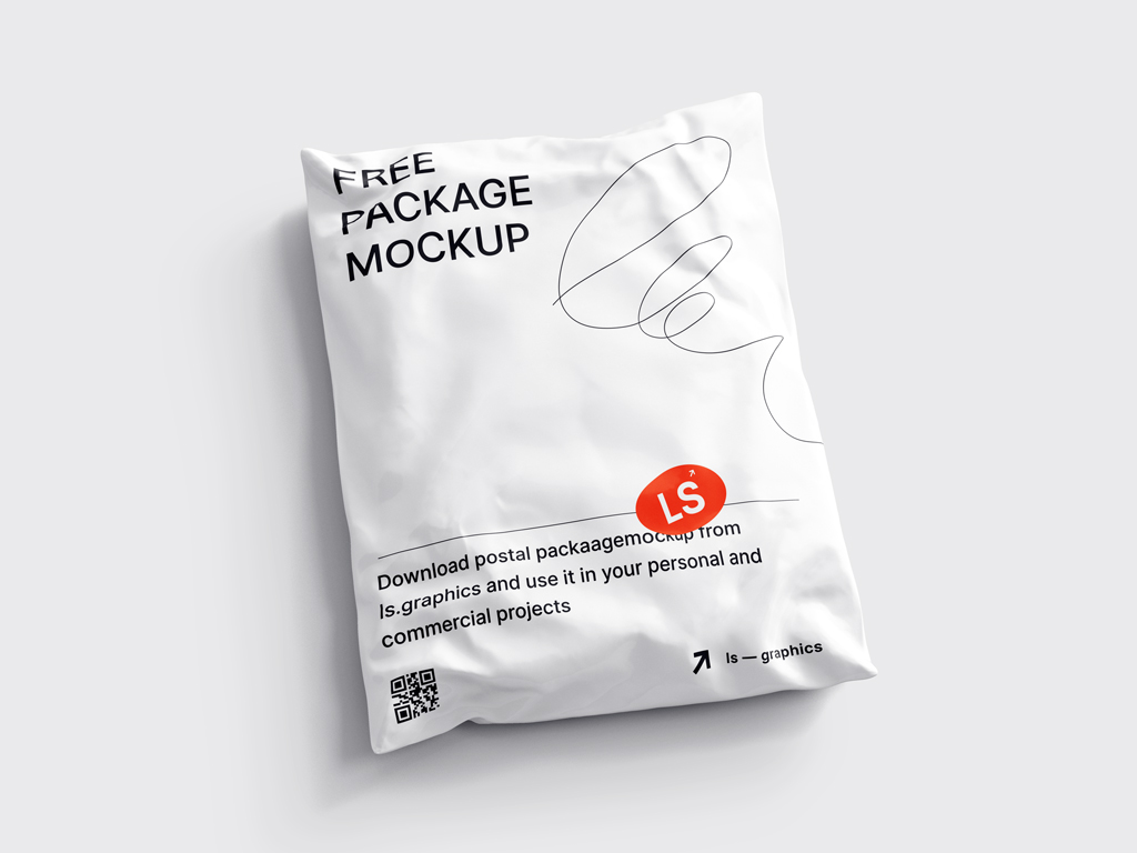 Download Soft Postal Package | Mockup World