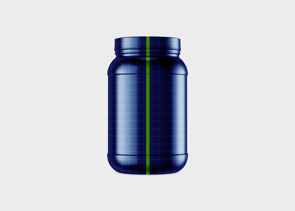 Download Protein Powder Jar Mockup | Mockup World