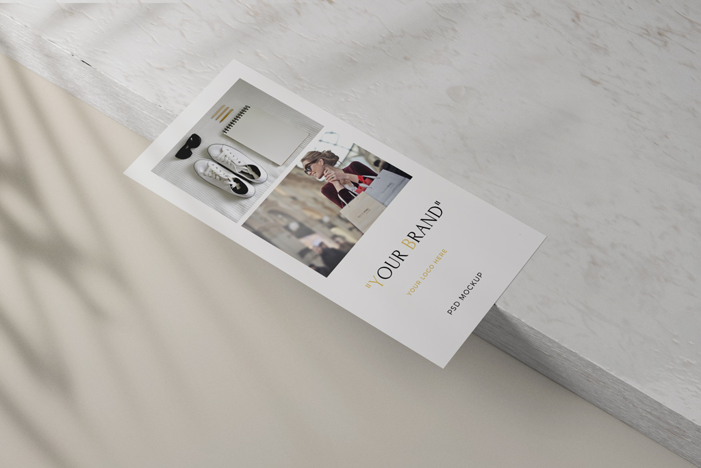 Slim Flyer Mockup Set   Mockup World