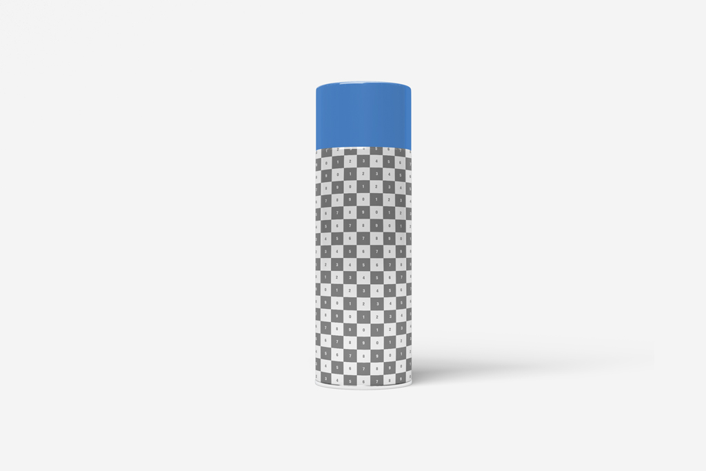 Spray Can Bottle Mockup - Mockup World