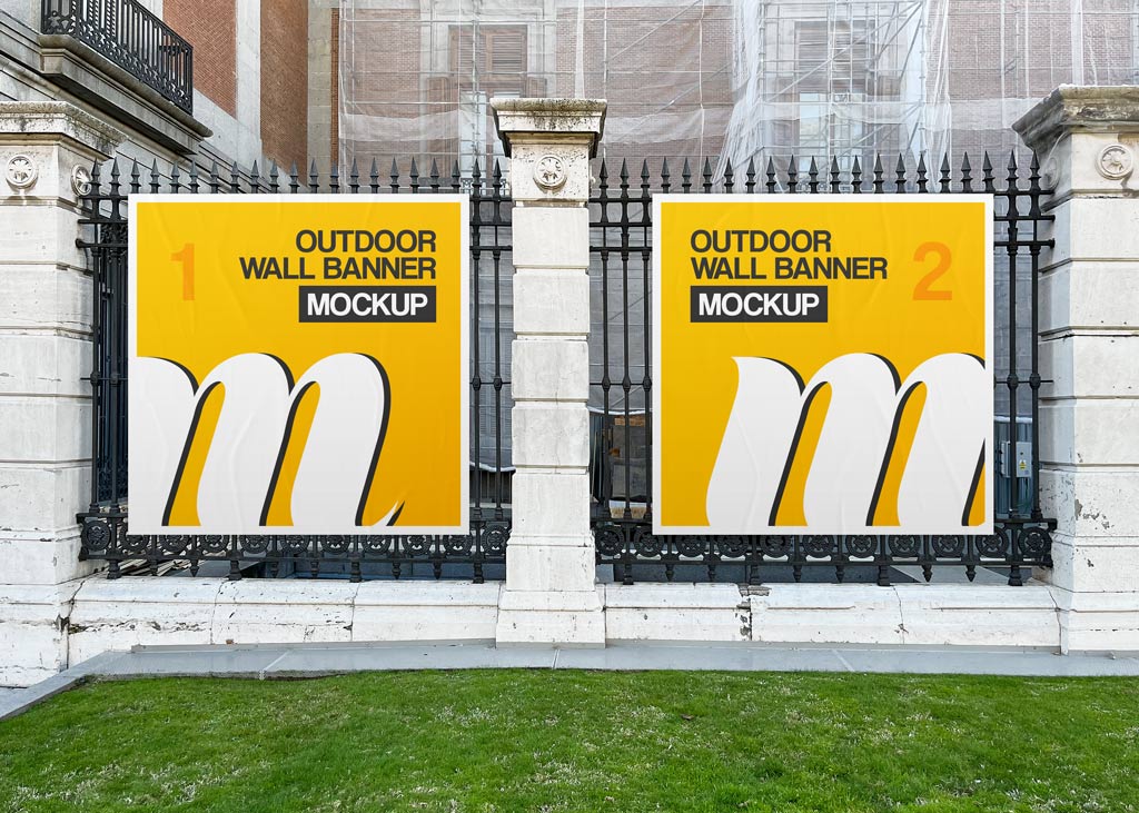 Outdoor Billboards Mockup - Mockup World