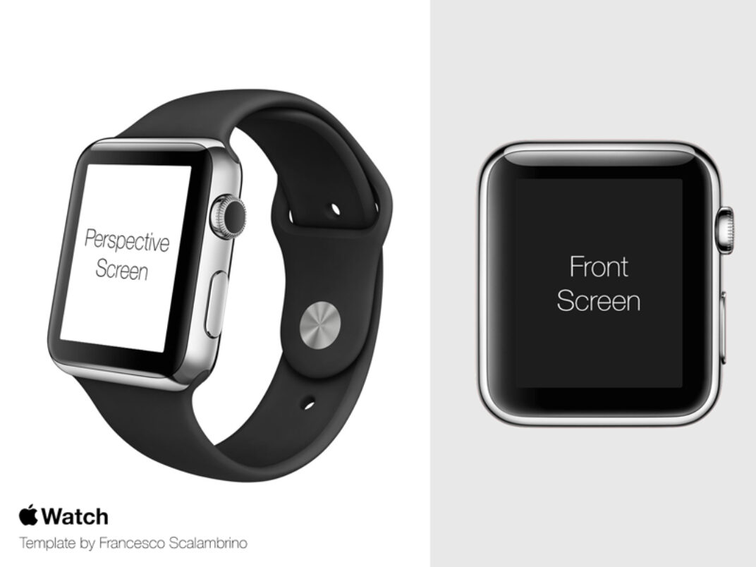 Apple Watch Template PSD Mockup World