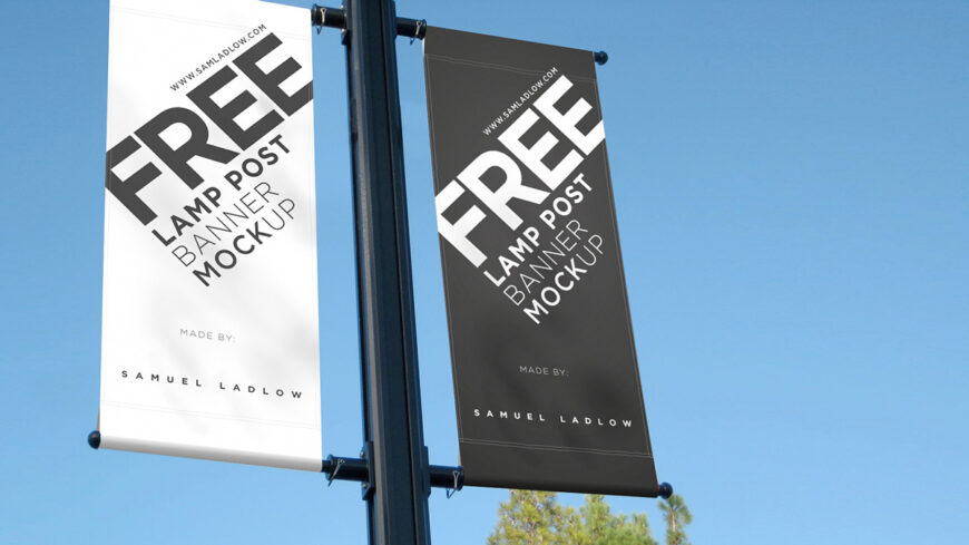 Road Banner Mockup - Mockup World