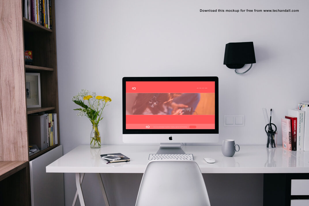 Download iMac & iPad Desk Setup Mockups | Mockup World