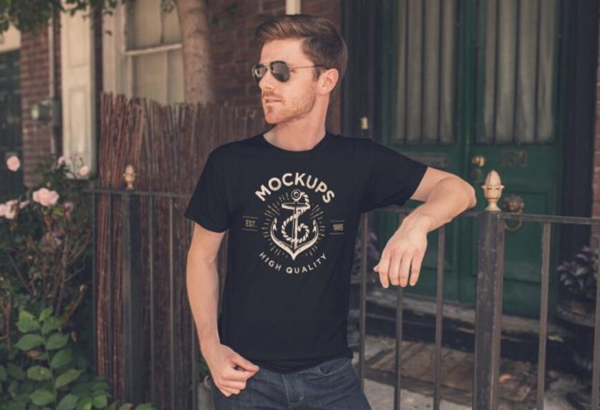 Download Men's T-Shirt Mockup | Mockup World