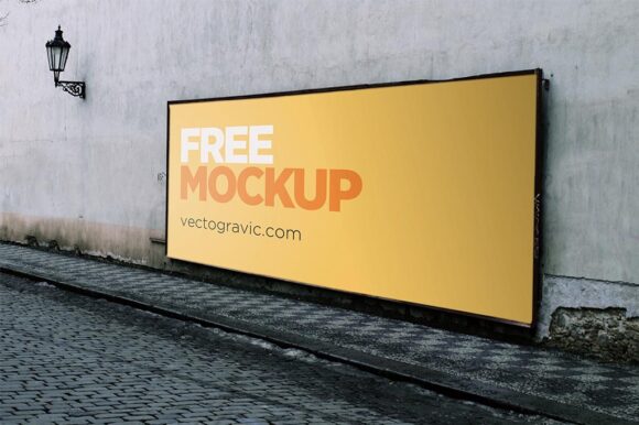 Outdoor Signs Mockups - Mockup World