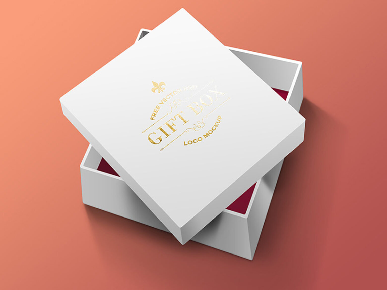 Gift Box Mockup - Mockup World