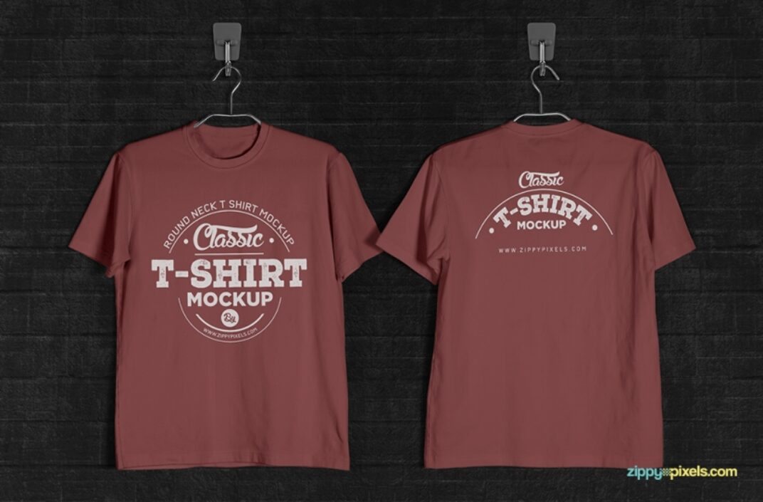 Download Round Neck T-Shirt Mockup | Mockup World