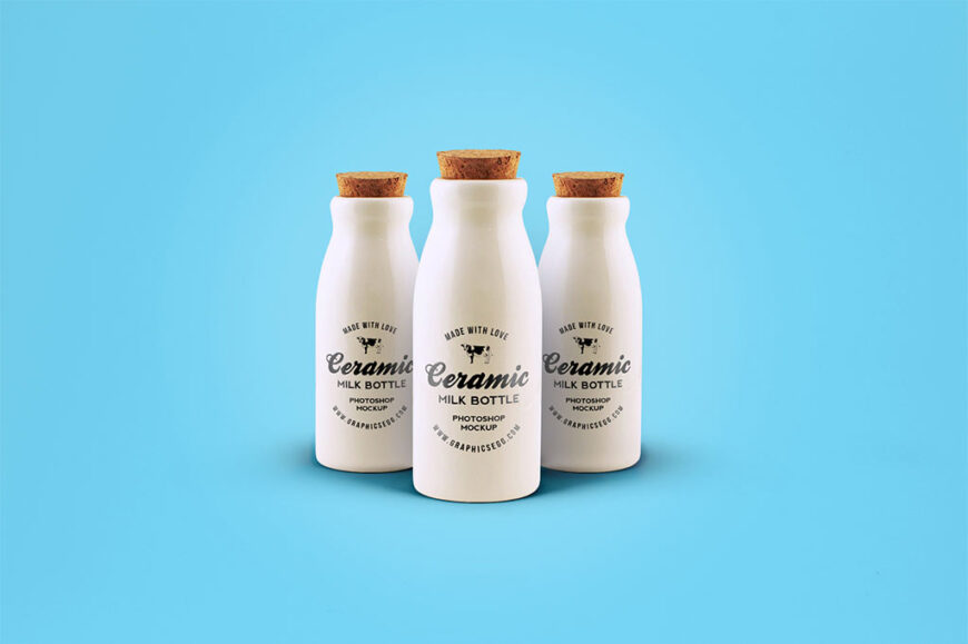 Download Ceramic Bottle Mockup | Mockup World