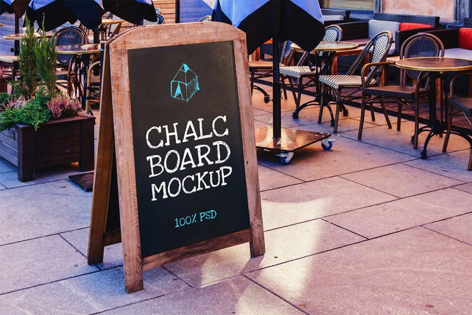 Download Chalk Board Mockup | Mockup World