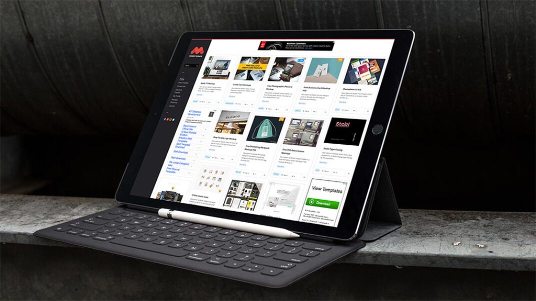 Download Black iPad Pro Mockup | Mockup World