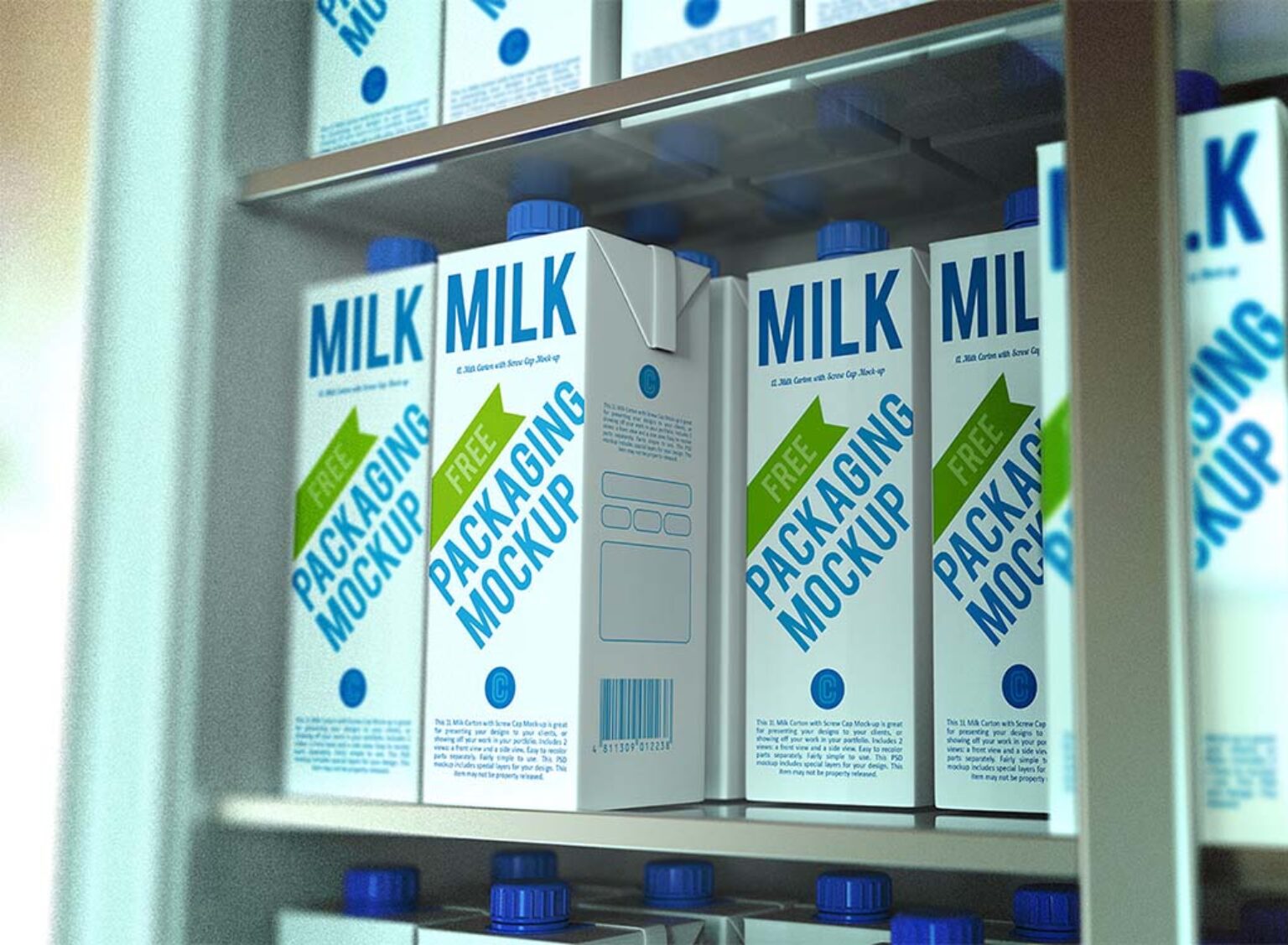 Download Bundle of Milk Carton Mockups | Mockup World