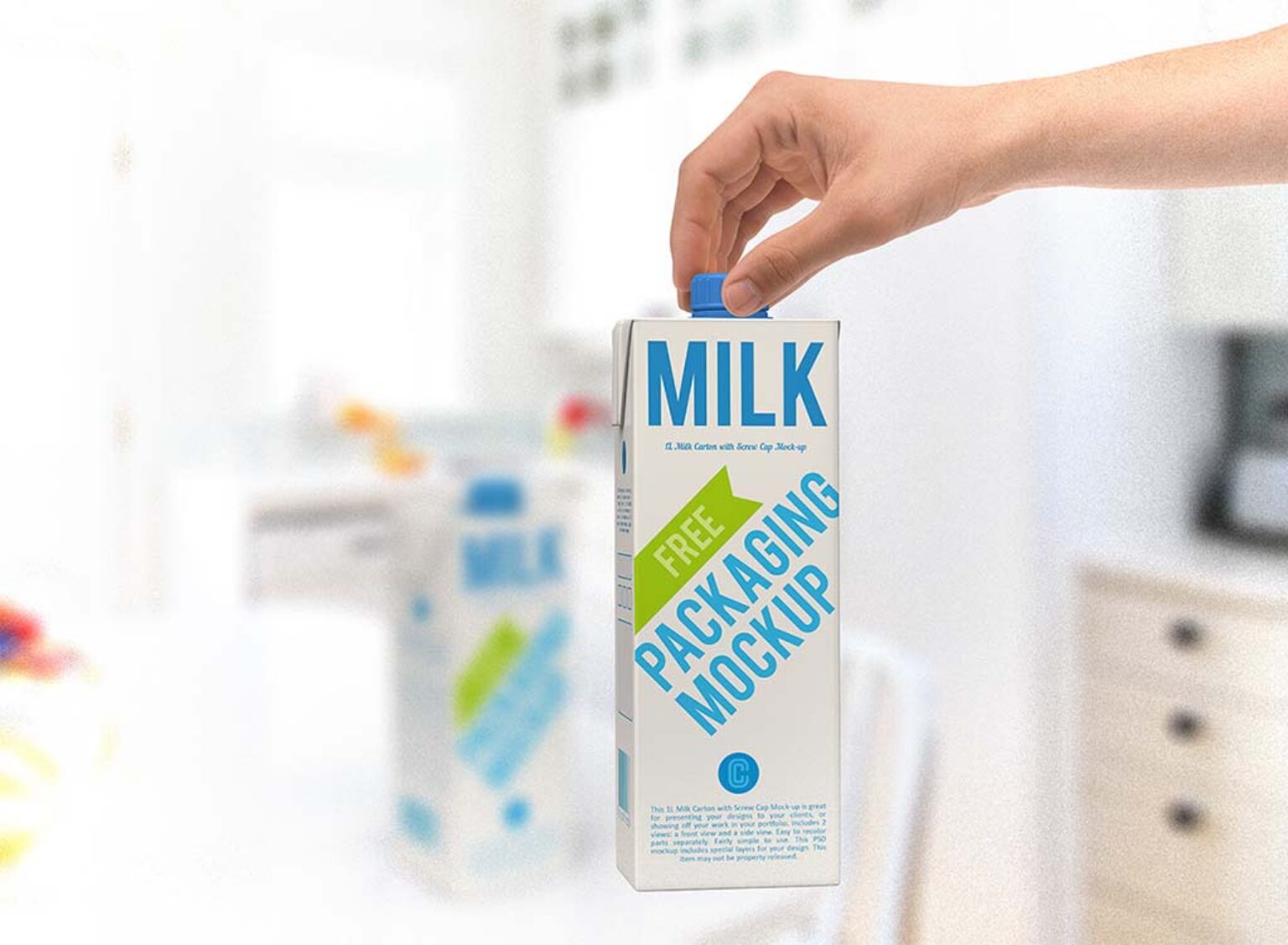 Download Bundle of Milk Carton Mockups | Mockup World