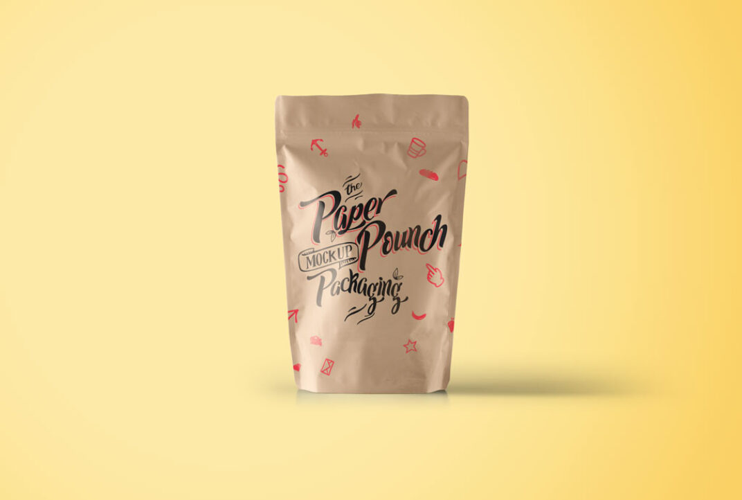 Paper Pouch Packaging Mockup - Mockup World