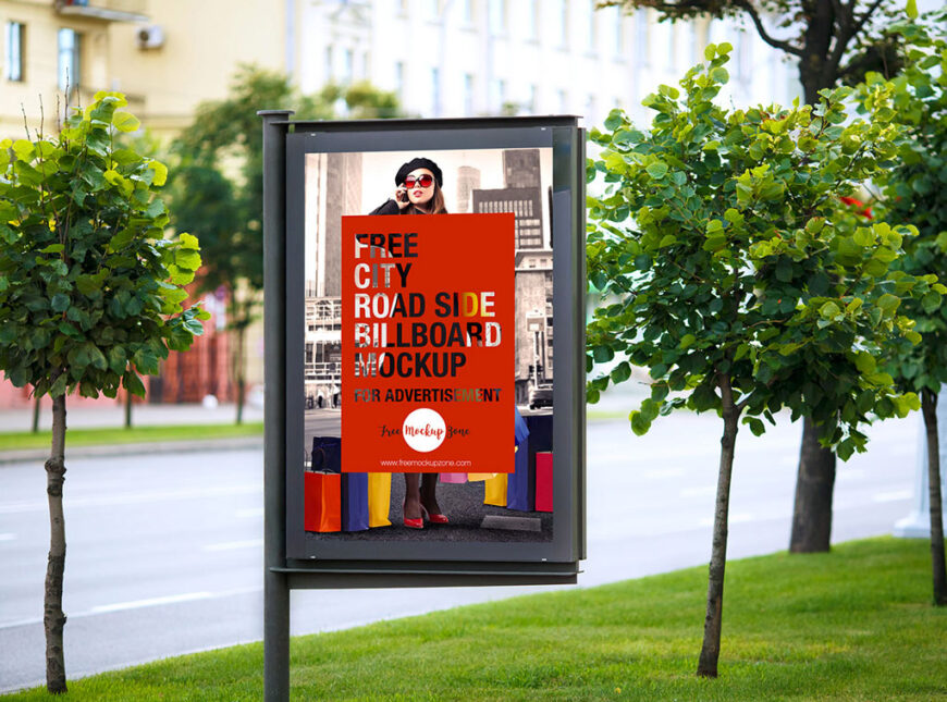 City Advertisement Billboard Mockup - Mockup World