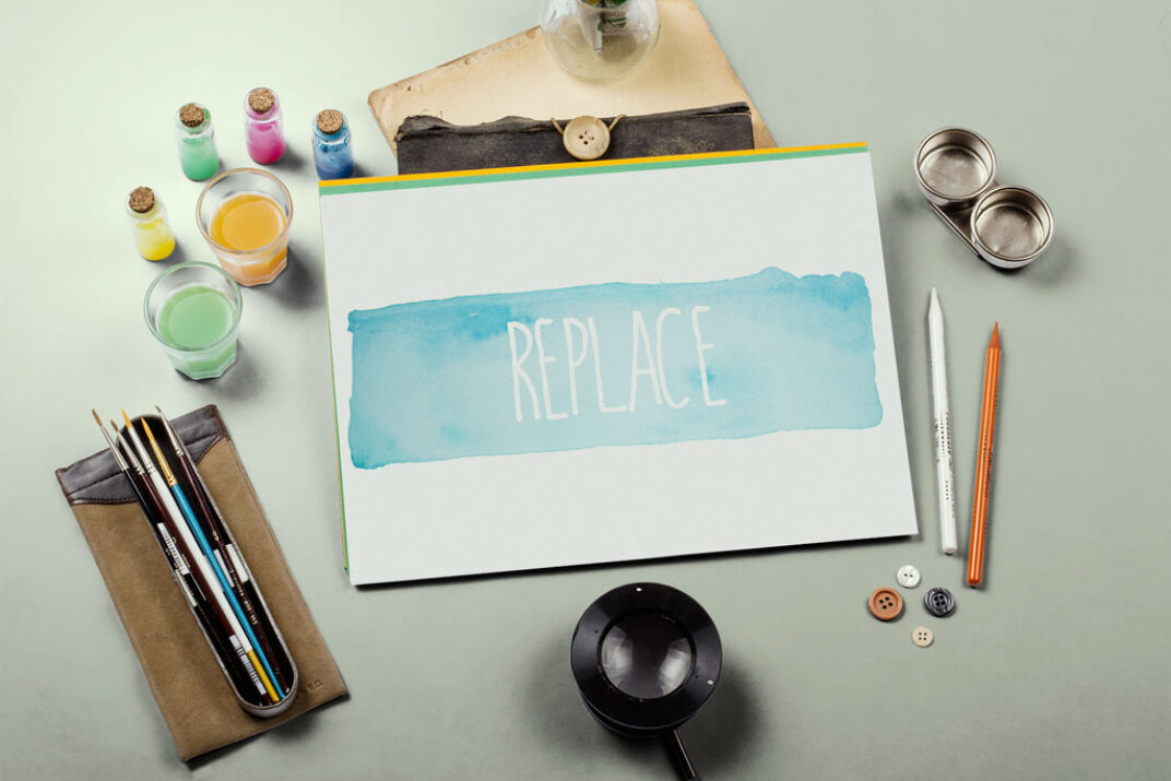 Watercolor Sketches Mockup Bundle - Mockup World