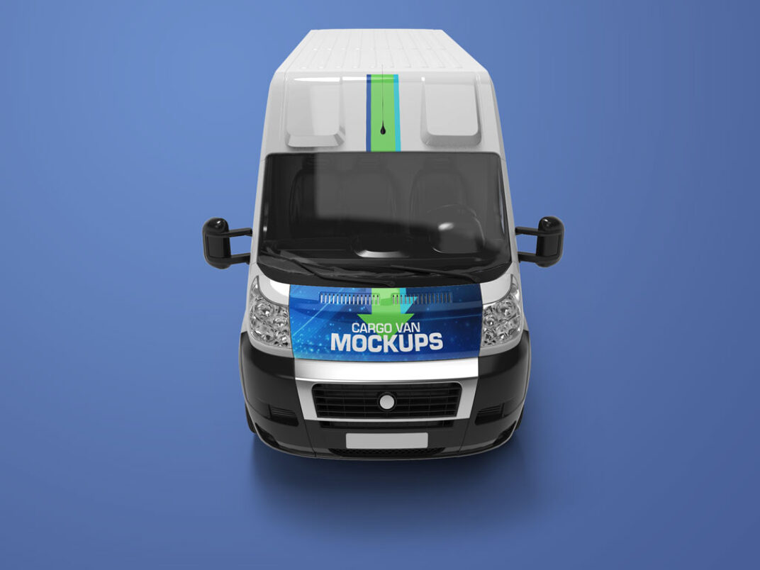 Download Set of Cargo Van Mockups | Mockup World