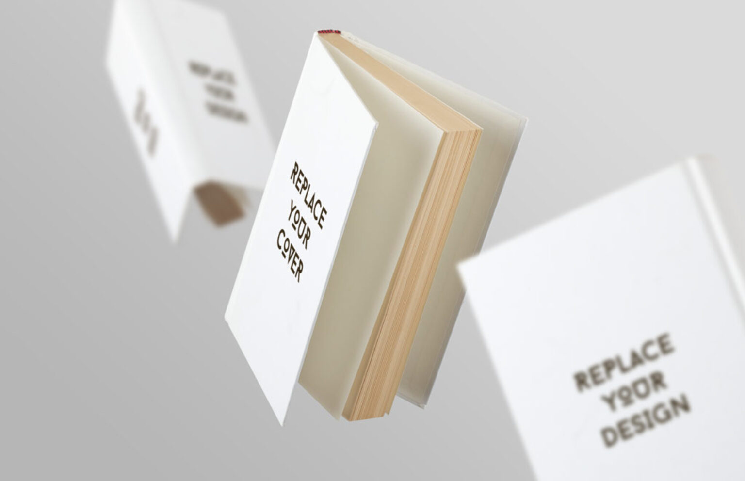 Floating Book Mockup   Mockup World