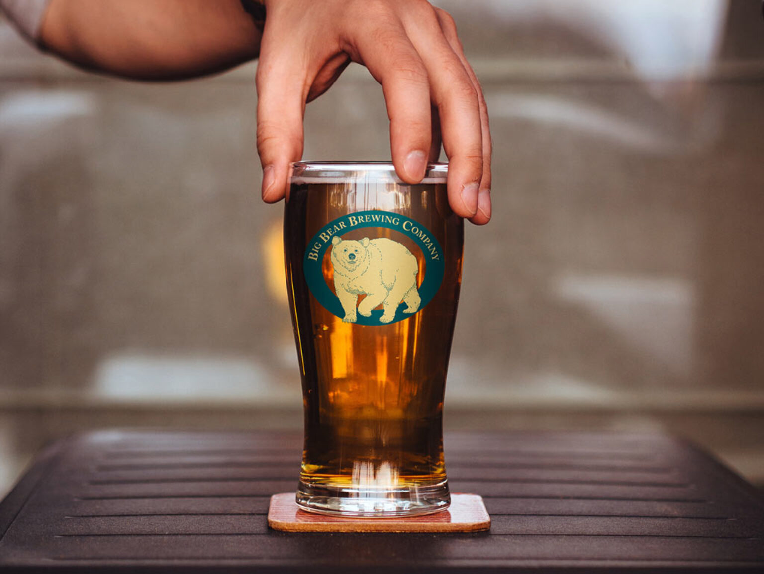 Beer Glass Mock-up - Mockup World