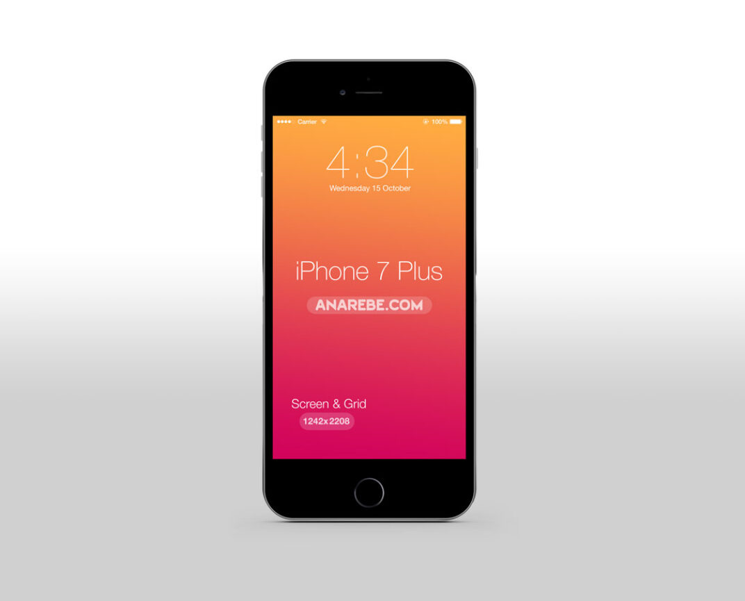 Download Clean iPhone 7 Plus Mockup | Mockup World