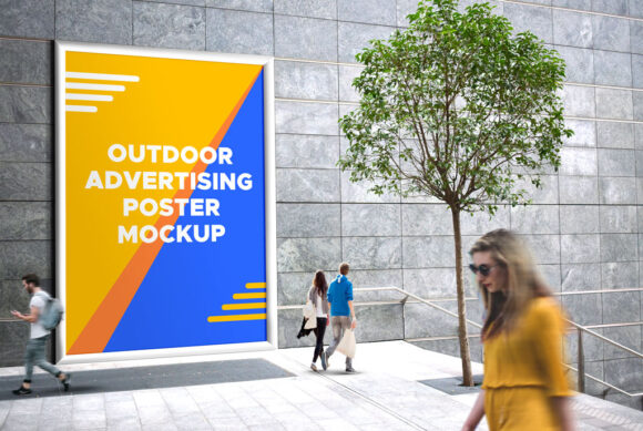 Download Giant Outdoor Billboard Mockup | Mockup World