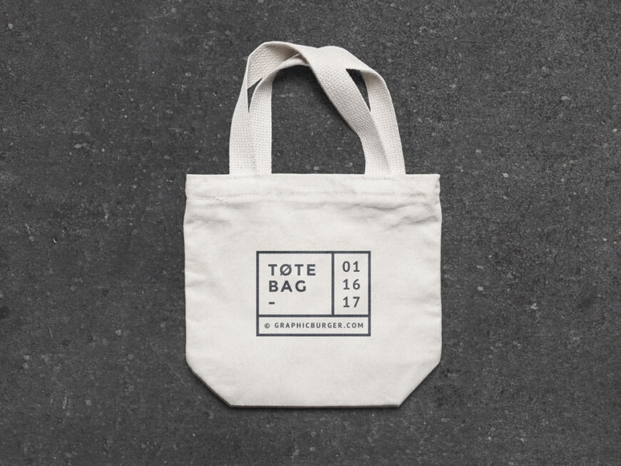 Download Small Canvas Tote Bag Mockup | Mockup World