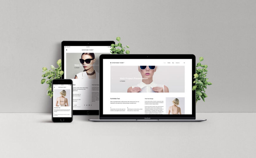 Responsive Web Design Showcase Mockup Mockup World