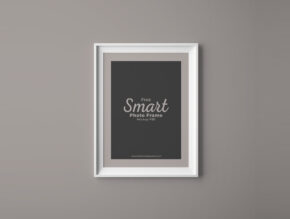 Photo Frame On Wall Mockup - Mockup World