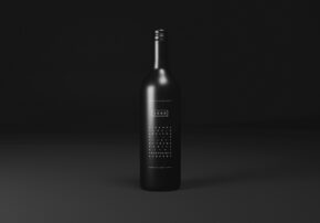 Download Black Wine Bottle Mockup | Mockup World
