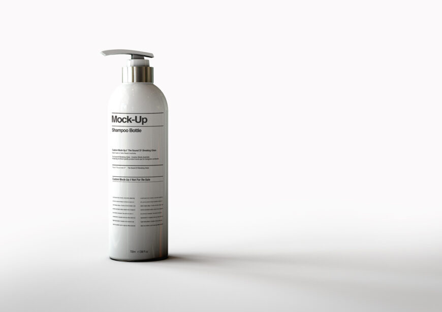 Shampoo Pump Bottle Mockup - Mockup World