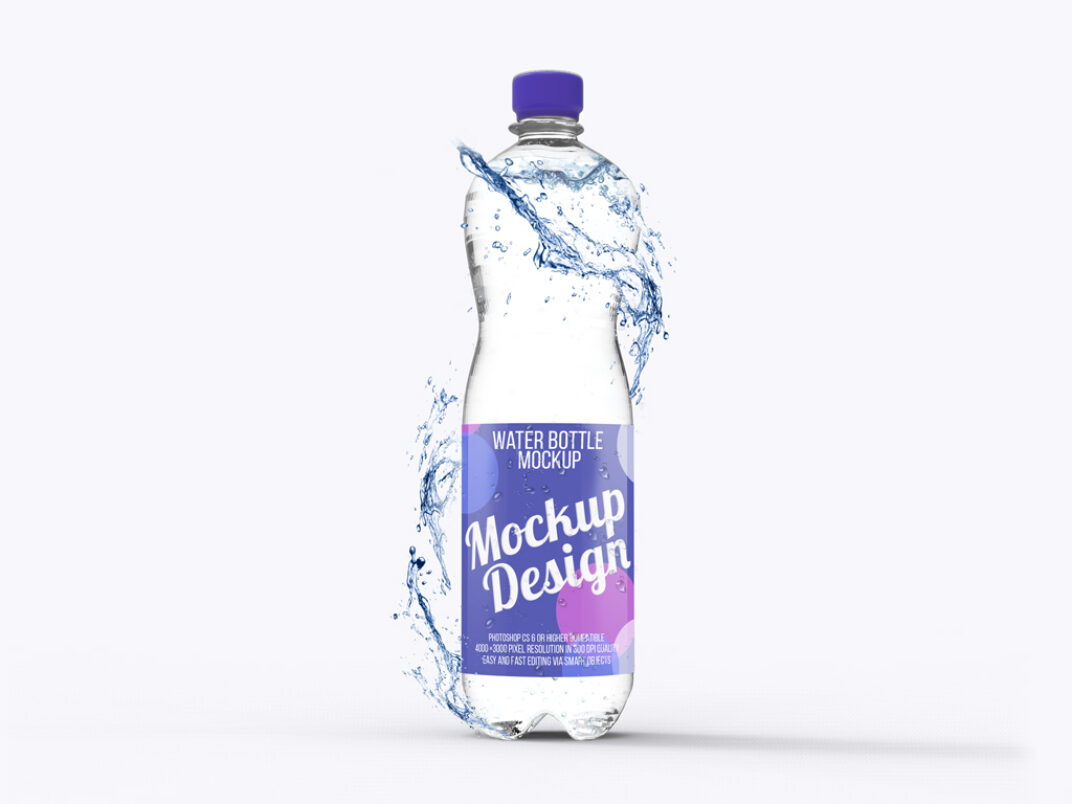 Water Bottle Mockup Set - Mockup World