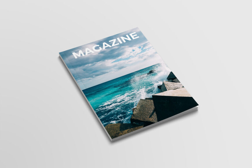 Download Clean Magazine Cover Mockup | Mockup World