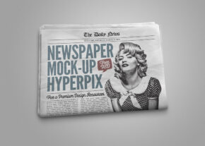 Download Newspaper Front Page Mockup | Mockup World