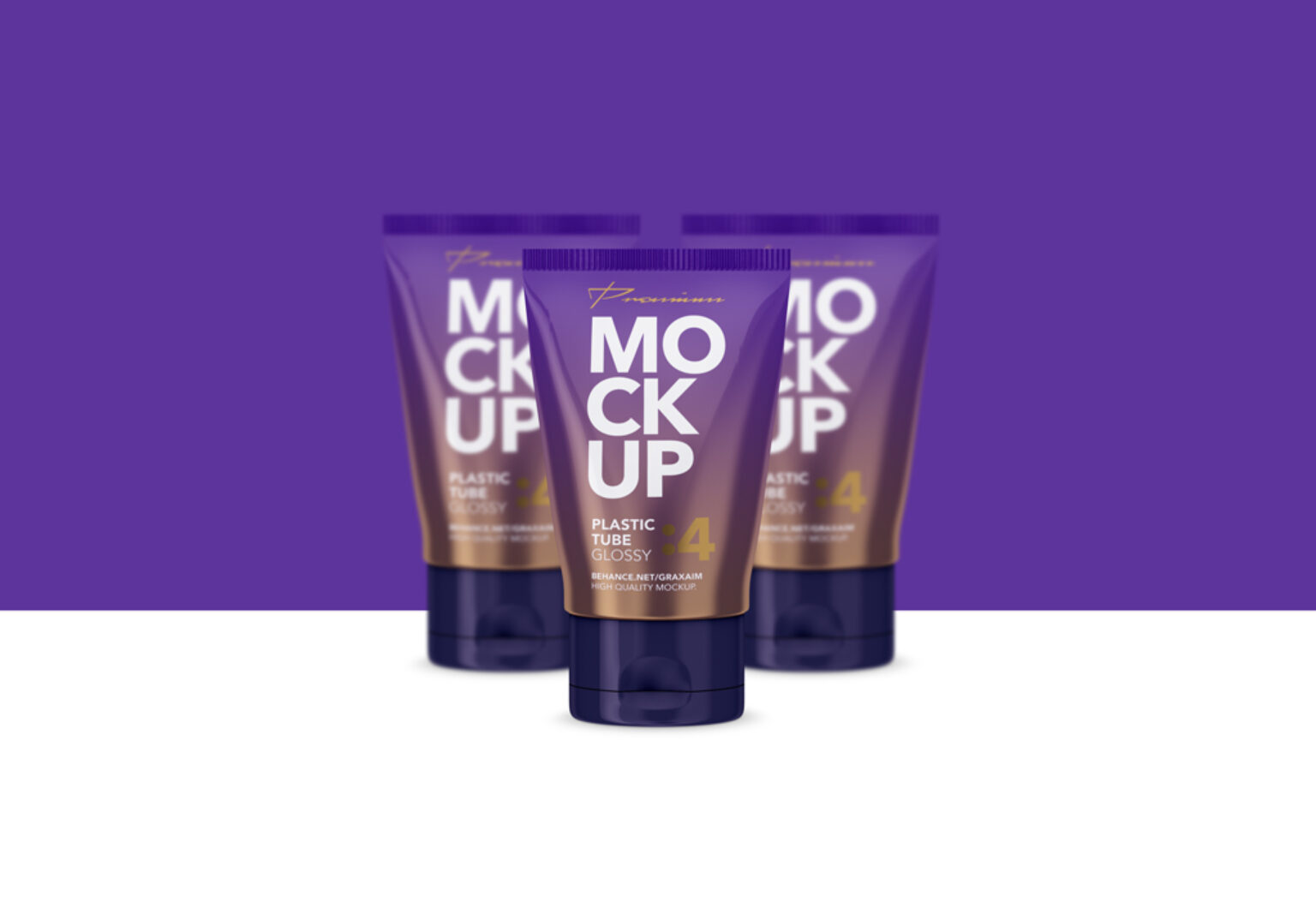 Download Glossy Cosmetics Tube Mockup | Mockup World