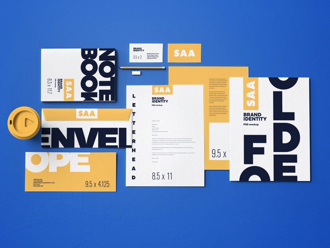 Download Full Brand Identity and Stationery Mockup Bundle | Mockup ...