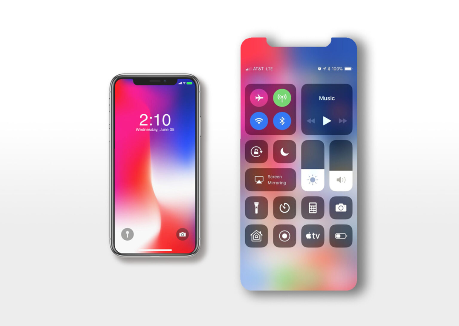 iPhone X Mockup Set - Mockup World