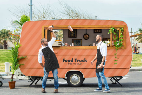 Download Food Truck Mockup | Mockup World