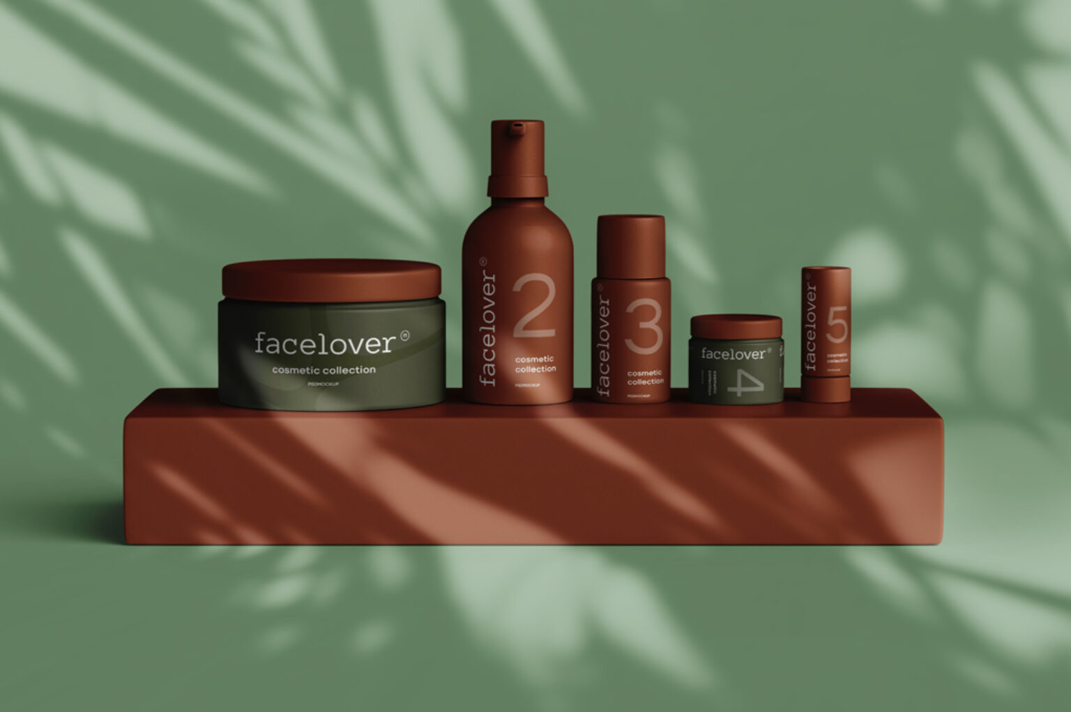 Cosmetics Set Mockup - Mockup World