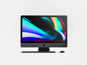 iMac Pro with Mouse and Keyboard Mockup - Mockup World