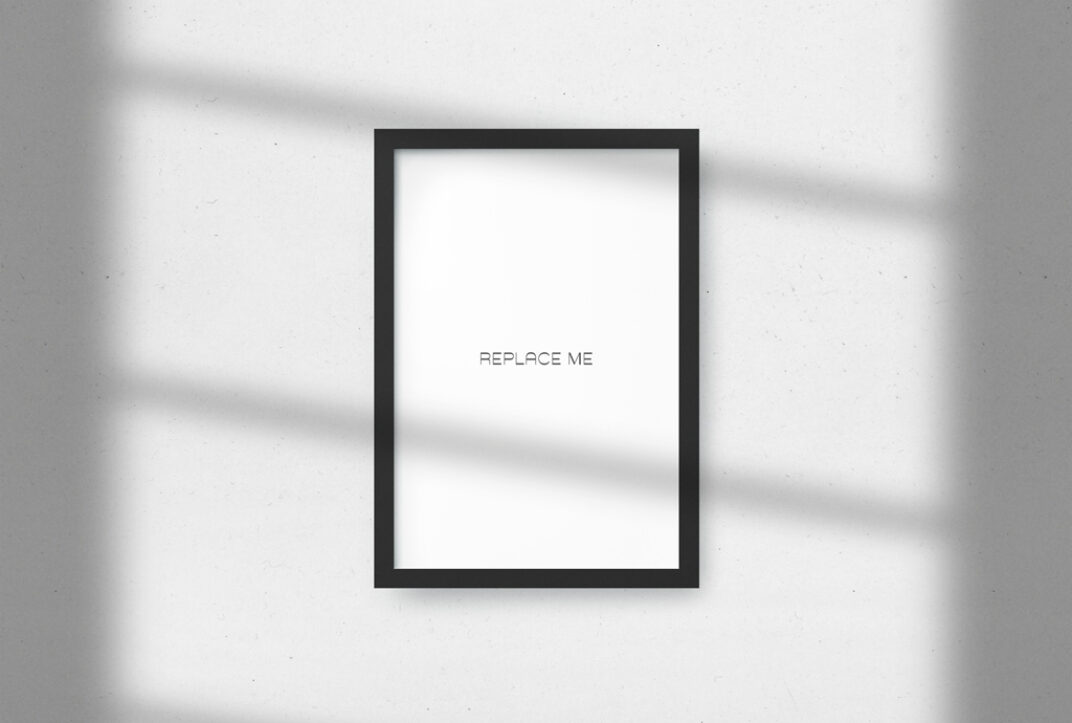 Download Simple Picture Frame with Shadows Mockup | Mockup World